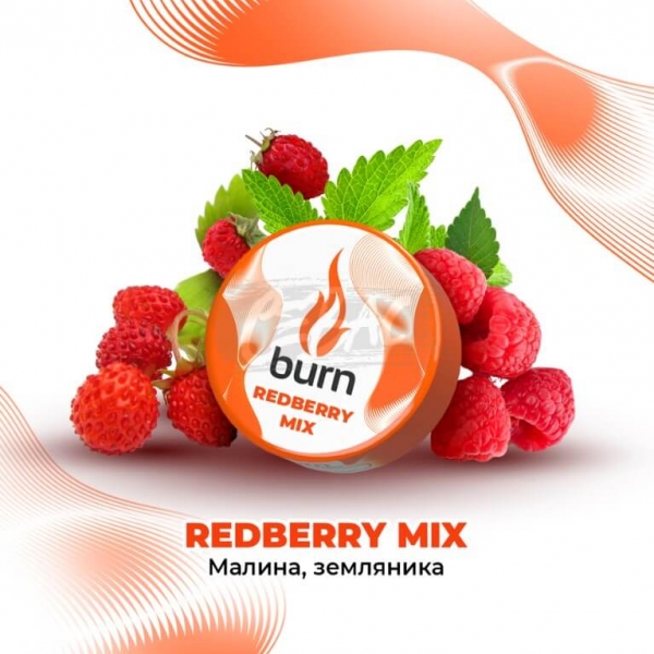 Купить Burn - Redberry Mix (Малина Земляника) 200г